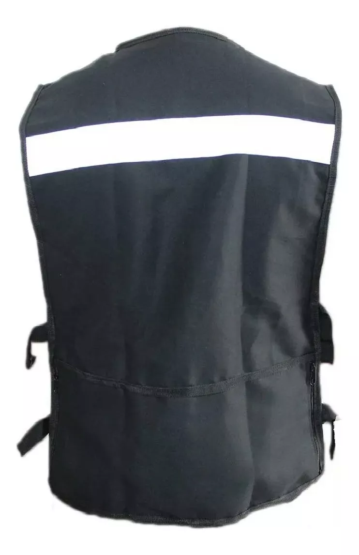 Foto 4 pulgar | Chaleco Seguridad Industrial Brigadista Reflejante Textil Color Negro
