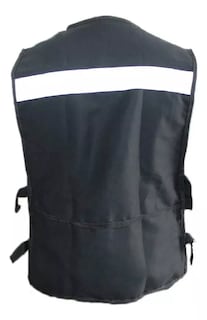 Foto 3 | Chaleco Seguridad Industrial Brigadista Reflejante Textil Color Negro