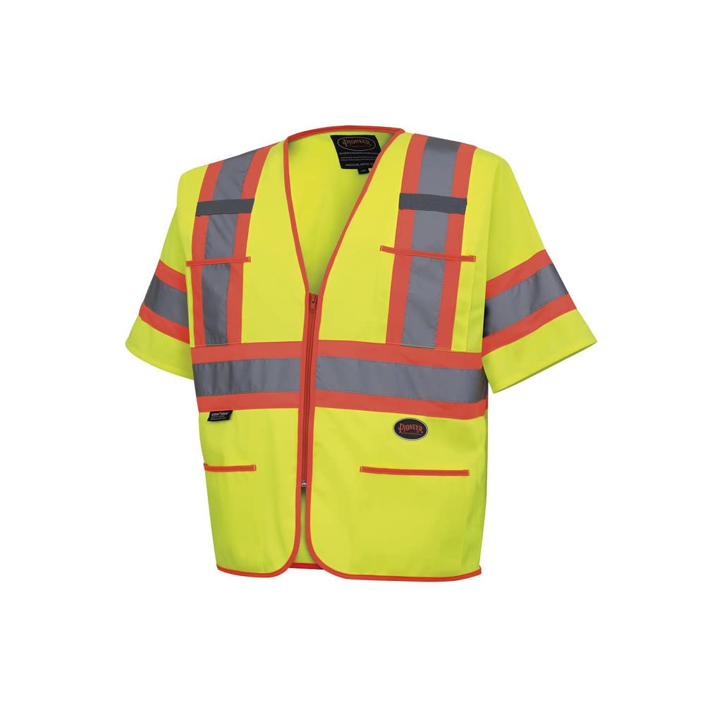 Chaleco De Seguridad Pioneer Hi Vis Con Mangas Para Hombre Y Mujer, Clase 3 - Venta Internacional.
