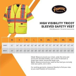 Foto 6 | Chaleco De Seguridad Pioneer Hi Vis Con Mangas Para Hombre Y Mujer, Clase 3 - Venta Internacional.