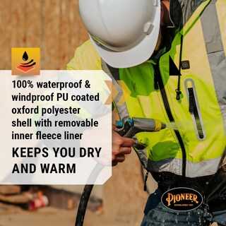Foto 2 | Chaqueta Bomber De Seguridad Pioneer Hi Vis Impermeable Para Hombre - Venta Internacional.