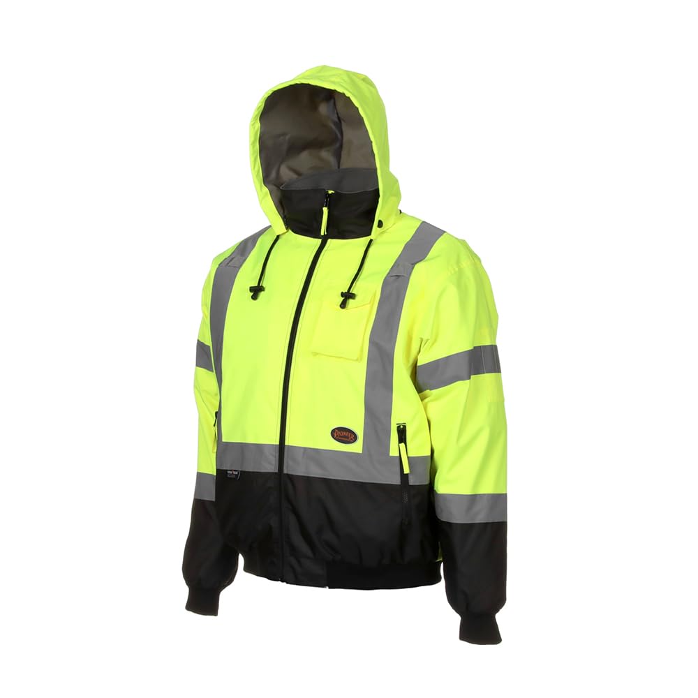 Chaqueta Bomber De Seguridad Pioneer Hi Vis Impermeable Para Hombre - Venta Internacional.
