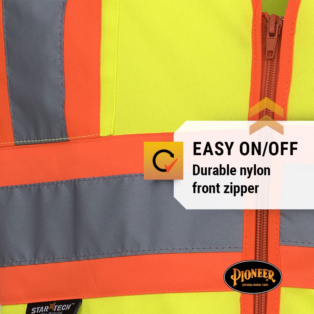 Foto 5 pulgar | Chaleco De Seguridad Pioneer Hi Vis Con Mangas Para Hombre Y Mujer, Clase 3 - Venta Internacional.