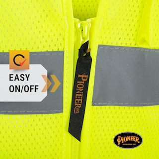Foto 6 | Chaleco De Seguridad Pioneer Hi Vis Mesh Para Hombre Y Mujer Clase 2 - Venta Internacional.