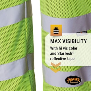 Foto 3 | Pantalones De Seguridad Pioneer Hi Vis Reflective Para Hombre Y Mujer - Venta Internacional.