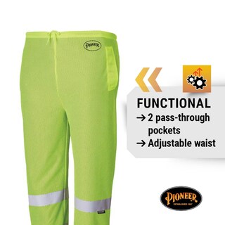 Foto 4 | Pantalones De Seguridad Pioneer Hi Vis Reflective Para Hombre Y Mujer - Venta Internacional.