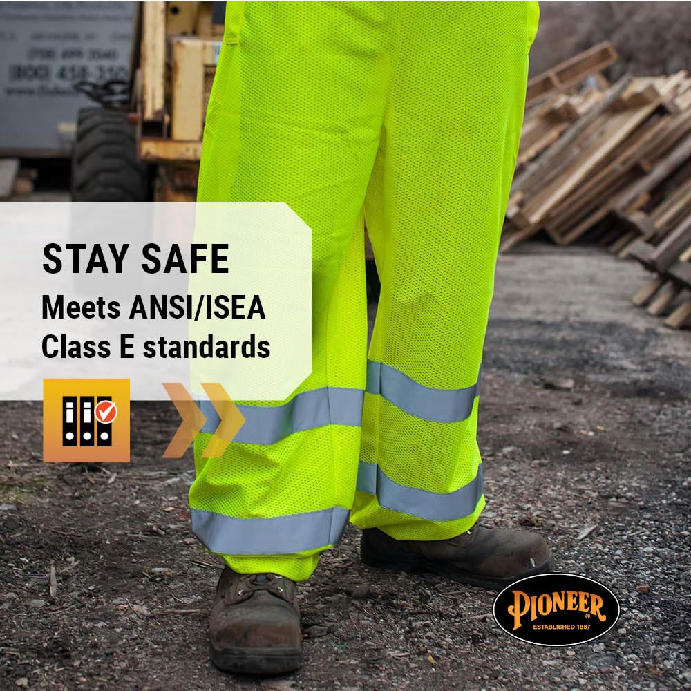 Foto 6 pulgar | Pantalones De Seguridad Pioneer Hi Vis Reflective Para Hombre Y Mujer - Venta Internacional.