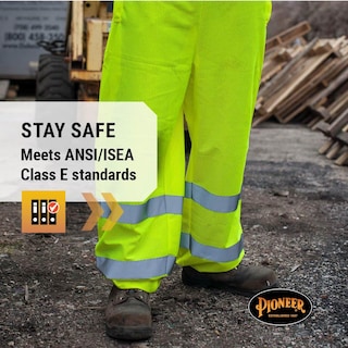 Foto 5 | Pantalones De Seguridad Pioneer Hi Vis Reflective Para Hombre Y Mujer - Venta Internacional.
