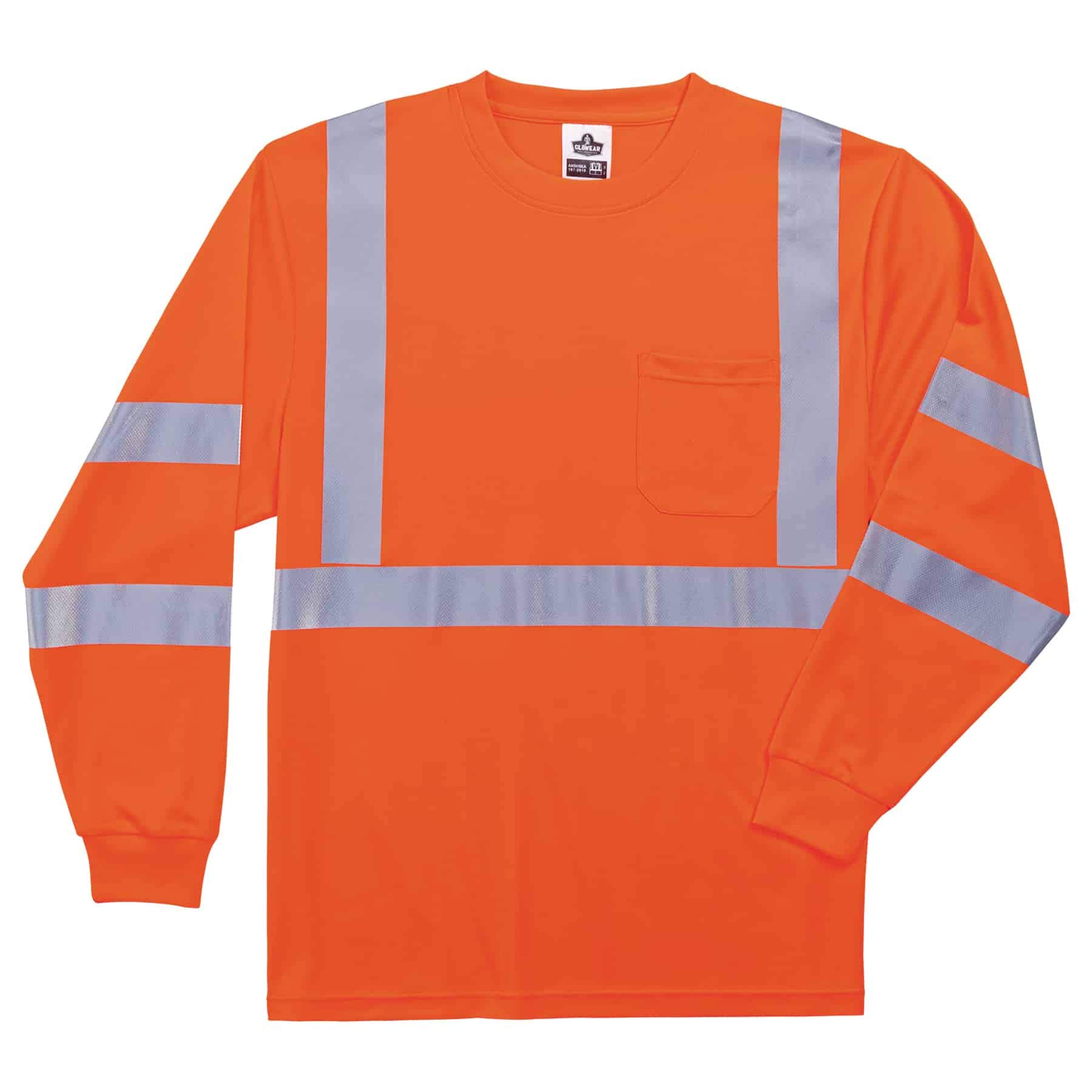 Foto 2 pulgar | Camisa De Seguridad Ergodyne Glowear 8391 Ansi De Alta Visibilidad Naranja - Venta Internacional.