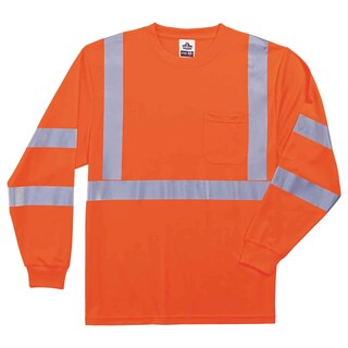 Foto 1 | Camisa De Seguridad Ergodyne Glowear 8391 Ansi De Alta Visibilidad Naranja - Venta Internacional.