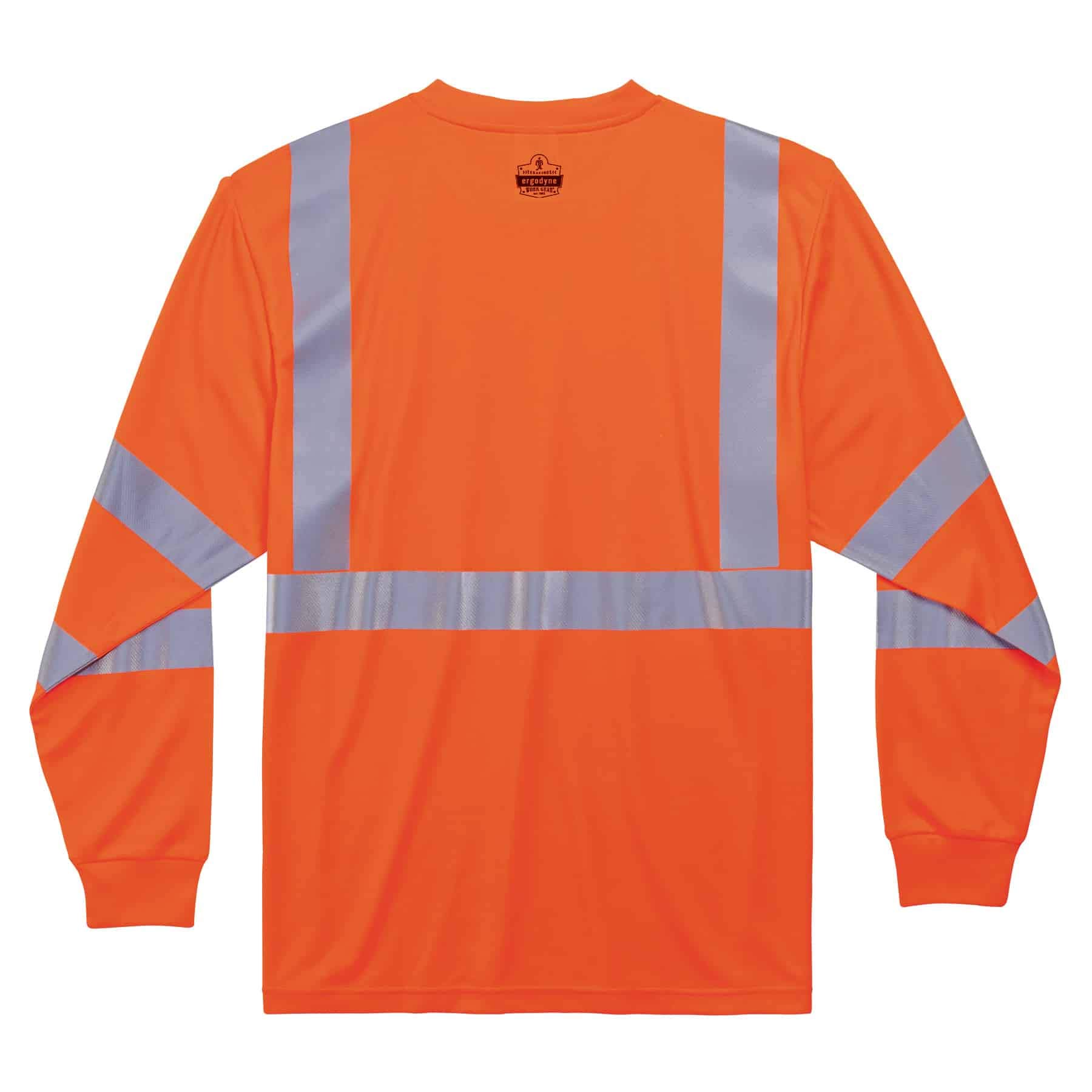 Foto 3 pulgar | Camisa De Seguridad Ergodyne Glowear 8391 Ansi De Alta Visibilidad Naranja - Venta Internacional.