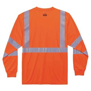 Foto 2 | Camisa De Seguridad Ergodyne Glowear 8391 Ansi De Alta Visibilidad Naranja - Venta Internacional.