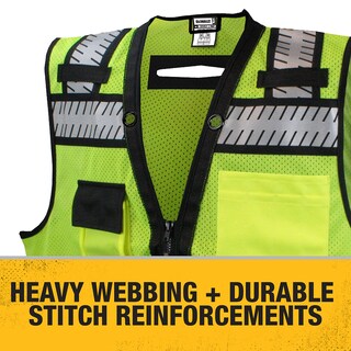 Foto 3 | Chaleco Surveyor Dewalt Dsv521 Clase 2 Heavy Duty Xl - Venta Internacional.
