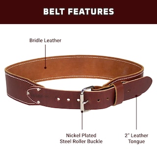 Foto 3 | Cinturón De Trabajo De Piel Occidental Leather 3 Ranger Xxl Oxyred - Venta Internacional.