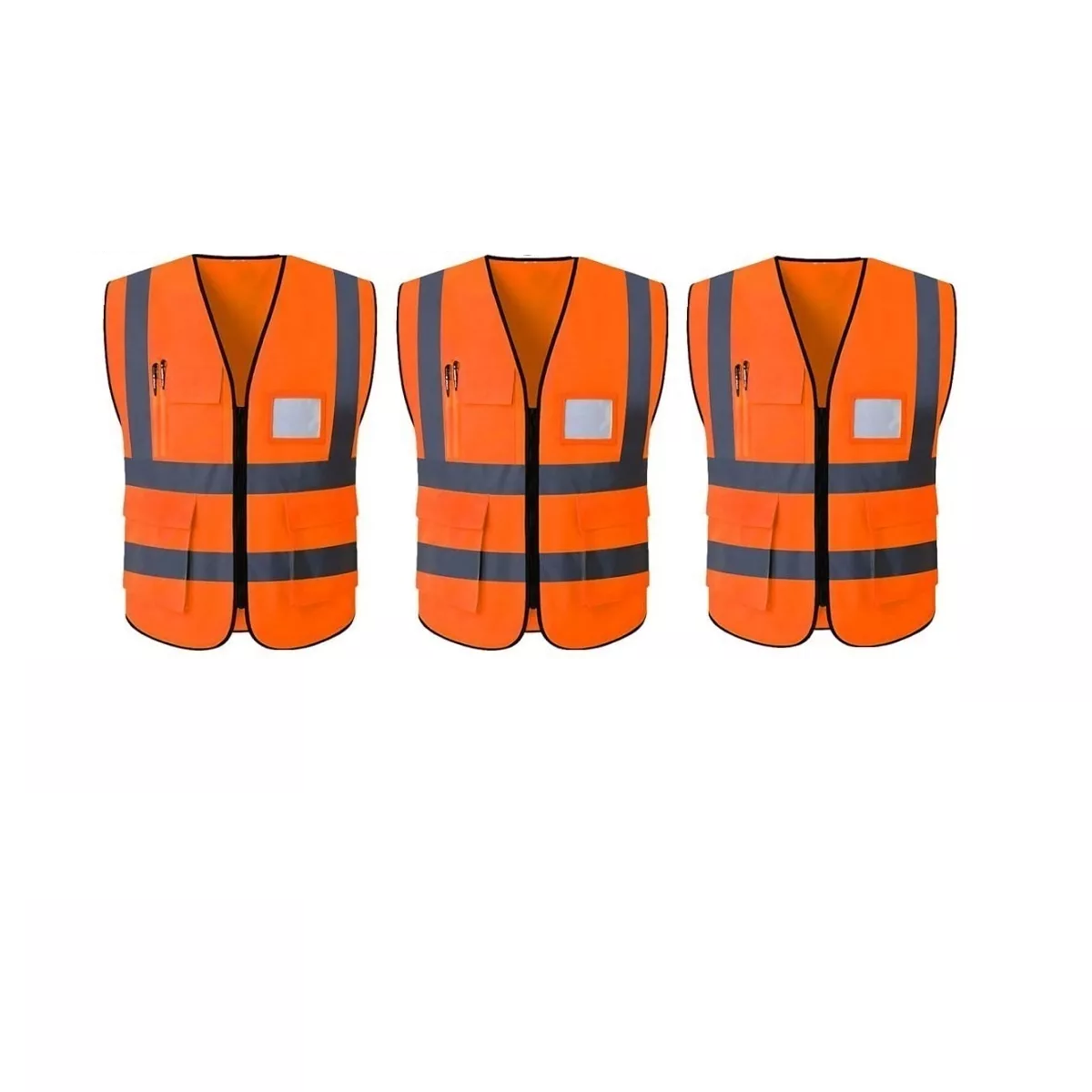 Foto 2 pulgar | Kit Chaleco de Seguridad Reflejante Eo Safe Imports Esi-10188 Multicolor 3 Piezas