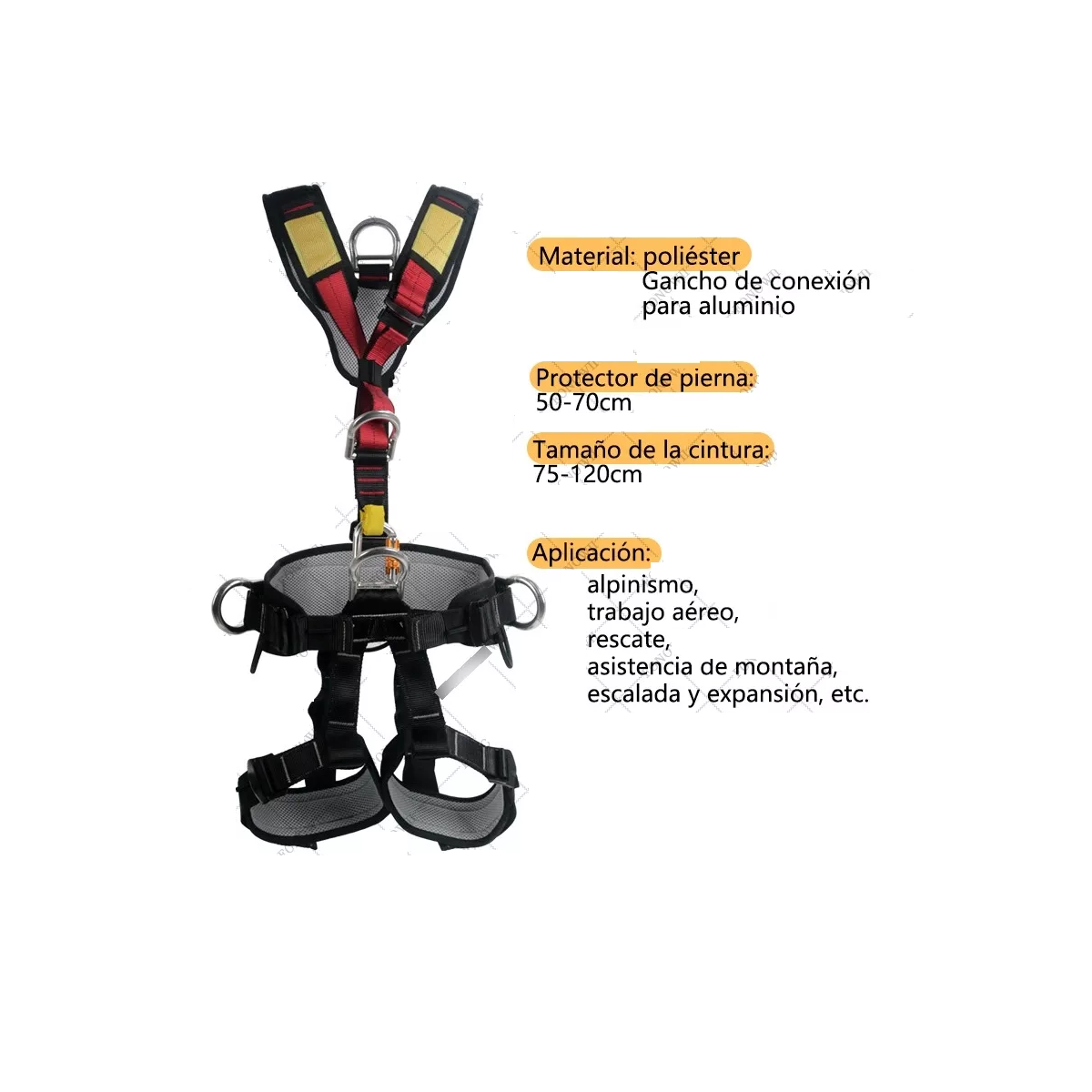 Foto 4 pulgar | Arnés Para Todo El Cuerpo, Equipo De 5 Puntos Para Trabajos Talla M Eo Safe Imports  Esi-15365 Multicolor