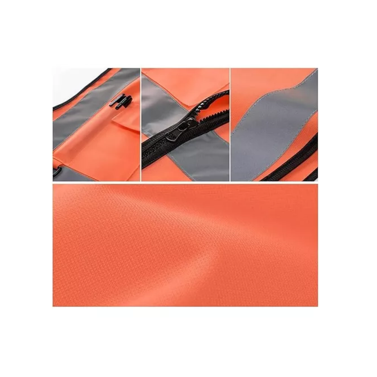 Foto 3 pulgar | Kit Chaleco De Seguridad Industrial Reflejante 3pzas Eo Safe Imports Esi-10188-1 Naranja