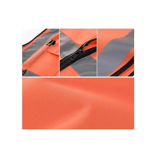 Foto 2 | Kit Chaleco De Seguridad Industrial Reflejante 3pzas Eo Safe Imports Esi-10188-1 Naranja