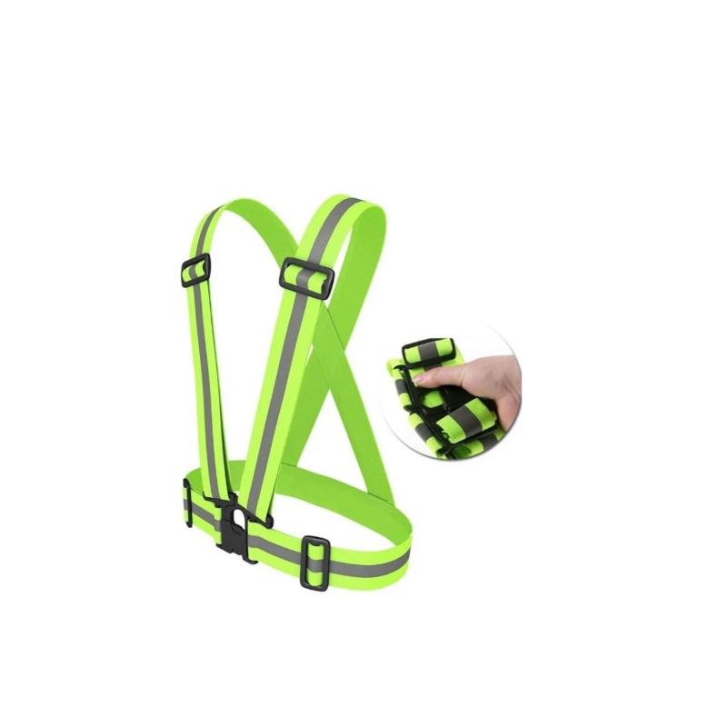 Foto 2 pulgar | Chaleco Reflectante De Seguridad Arnes Para Ciclismo, Correr, Amarillo - Venta Internacional.