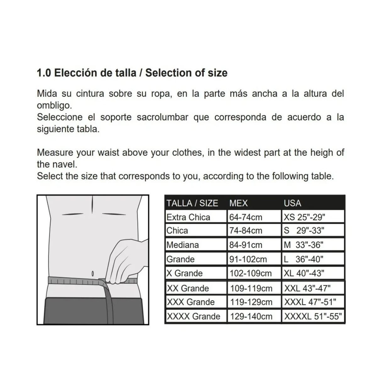 Foto 4 pulgar | Faja Elástica Tirantes Con Cinturón Talla M Eo Safe Imports Negro