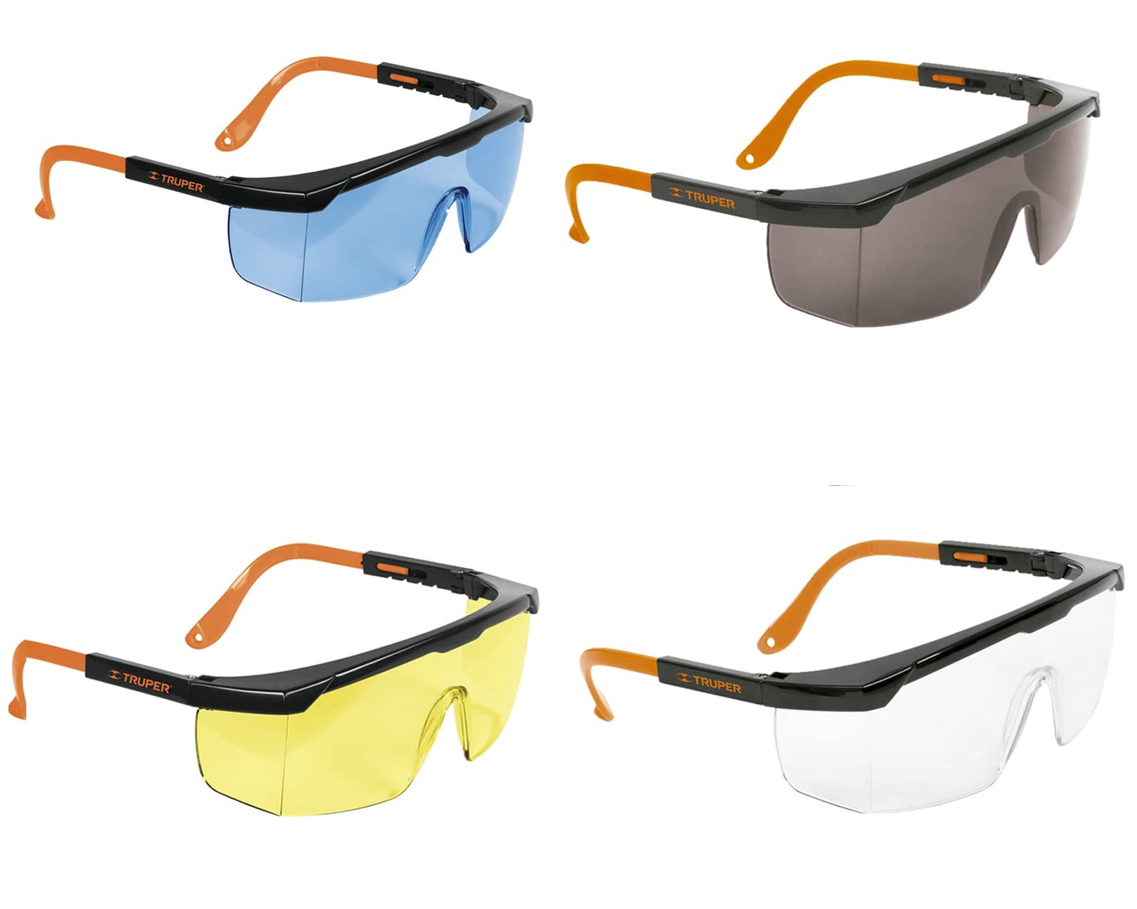 Foto 2 pulgar | Lentes de Seguridad Ajustables Truper Len-2000a Paquete con 4 Piezas