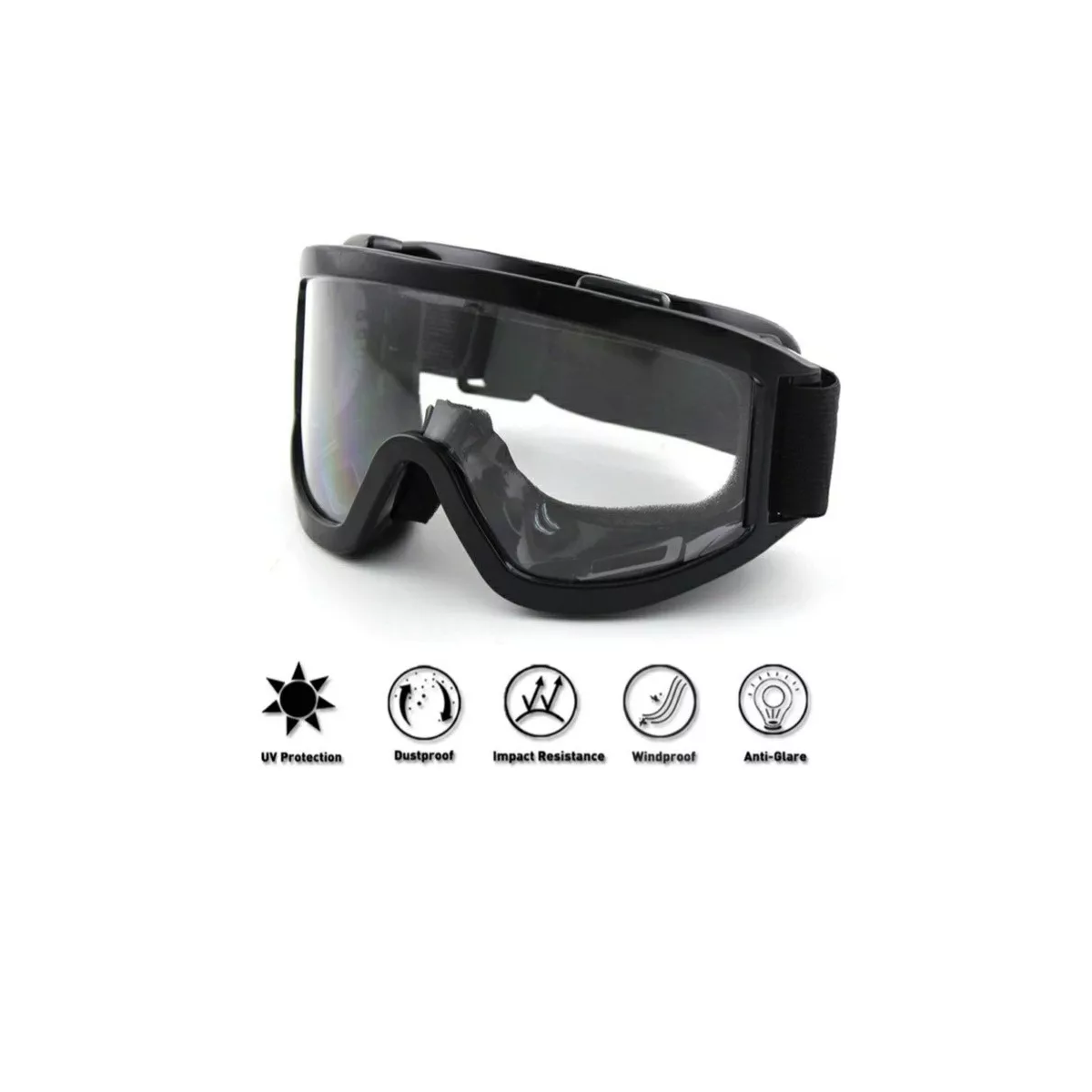 Foto 3 pulgar | Goggles de Protección Eo Safe Imports Esi-7686 Anti-químico Anti-fluidos Anti-impacto Negro