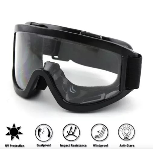 Foto 3 pulgar | Googles De Protección Anti-quimico Anti-fluidos Anti-impacto