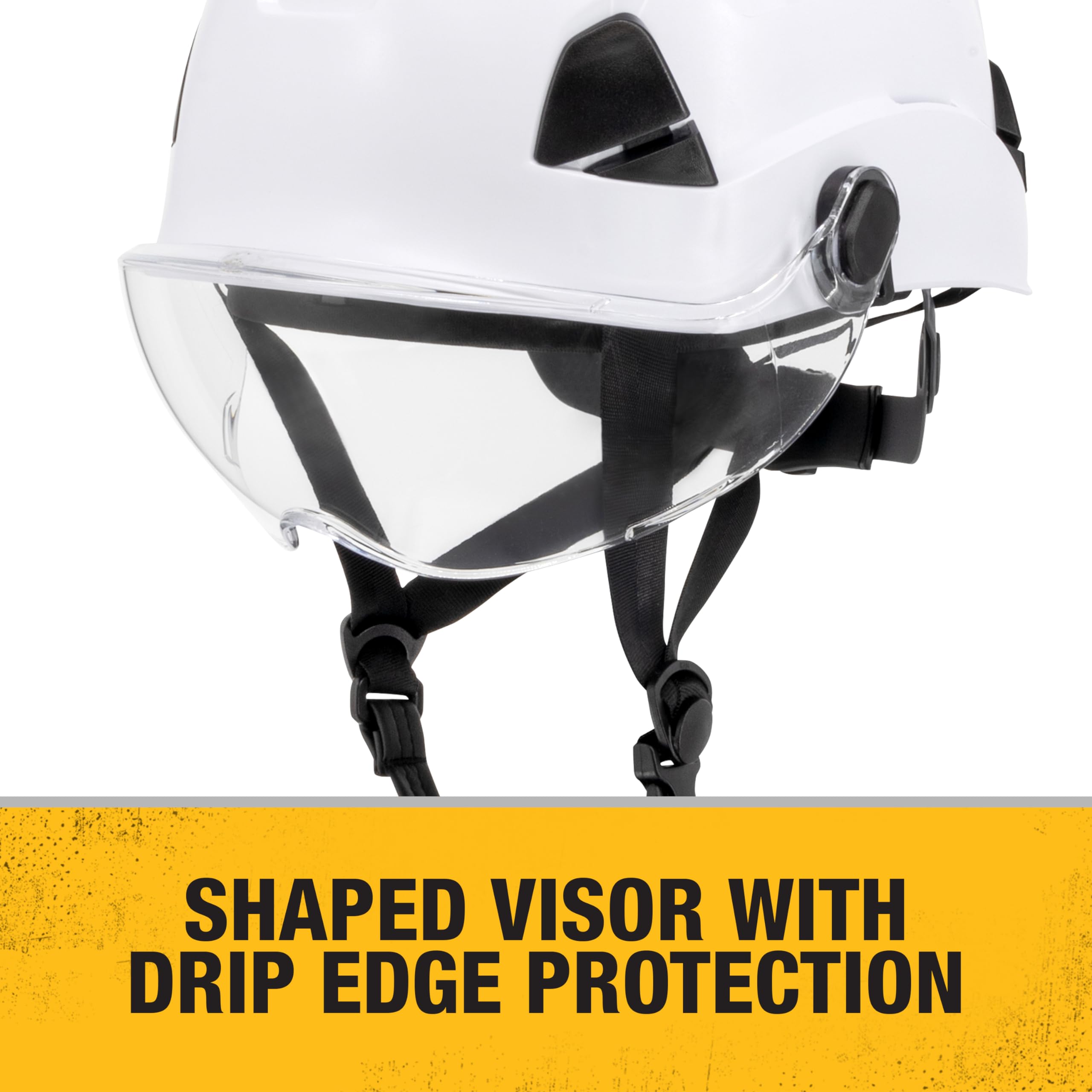 Foto 4 pulgar | Visera Dewalt Dpg22-sh Con Lente Transparente Antivaho Para Casco - Venta Internacional.
