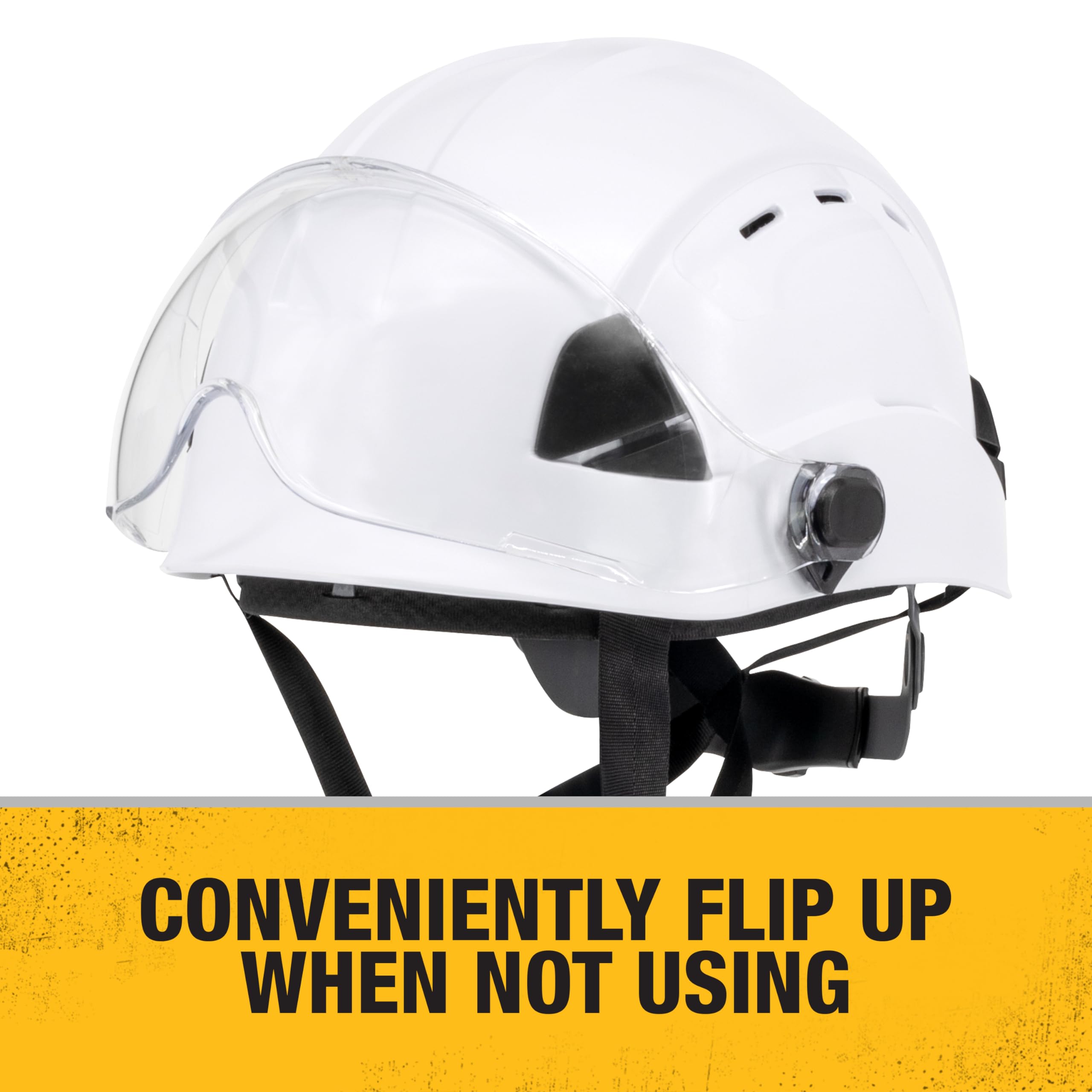 Foto 5 pulgar | Visera Dewalt Dpg22-sh Con Lente Transparente Antivaho Para Casco - Venta Internacional.