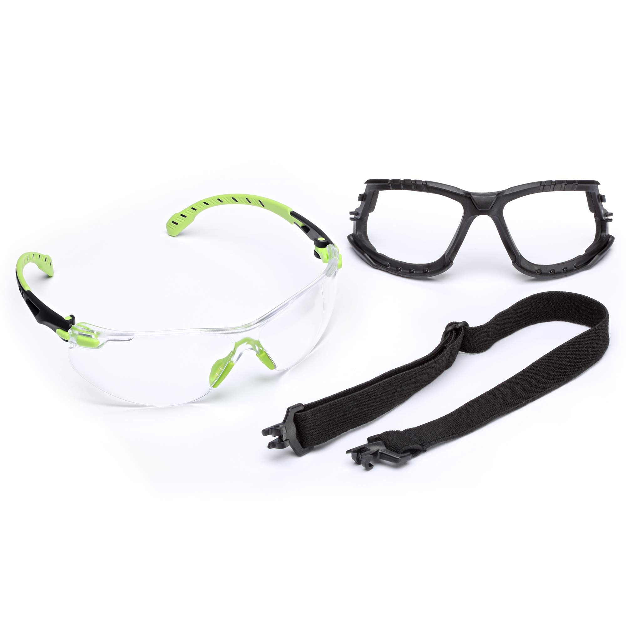 Gafas De Seguridad 3m Solus Serie 1000, Lentes Transparentes, Verde/negro - Venta Internacional. $729