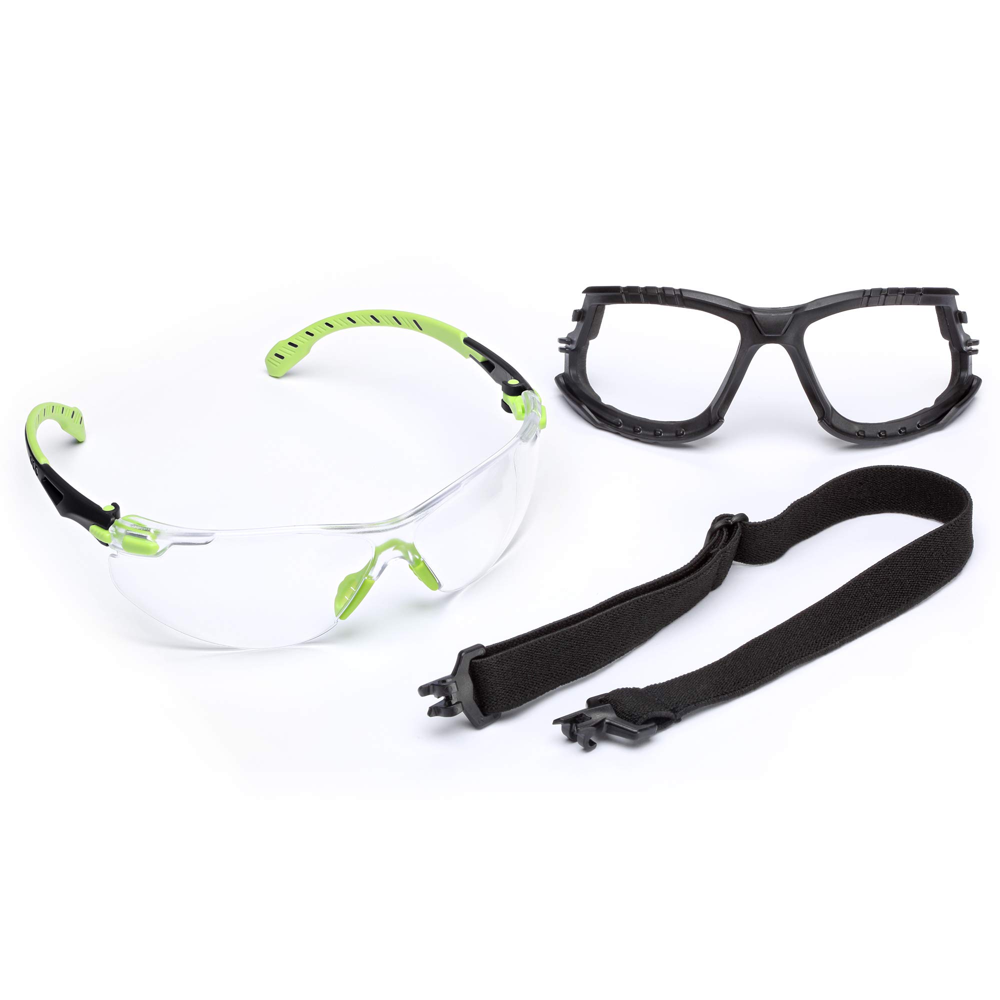 Foto 2 pulgar | Gafas De Seguridad 3m Solus Serie 1000, Lentes Transparentes, Verde/negro - Venta Internacional.