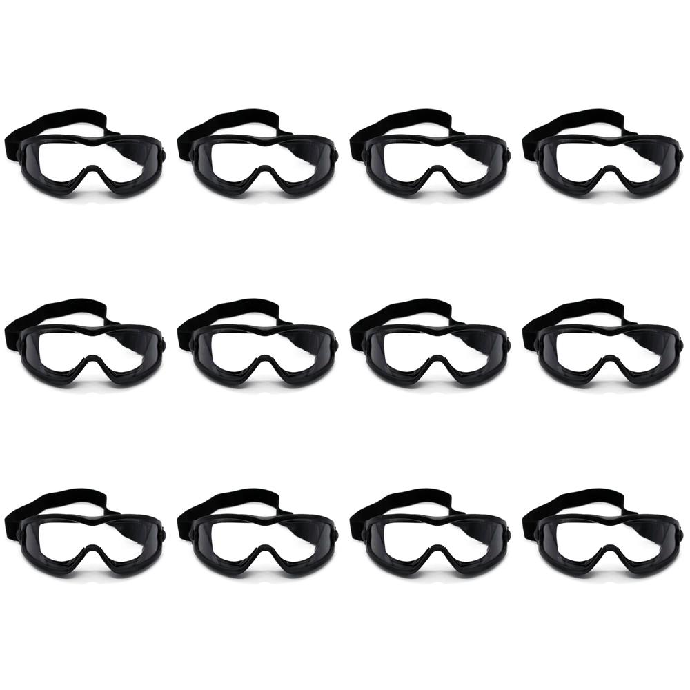 Foto 2 pulgar | Pack 12 Goggles De Seguridad Ligero Transparente Maple Safe