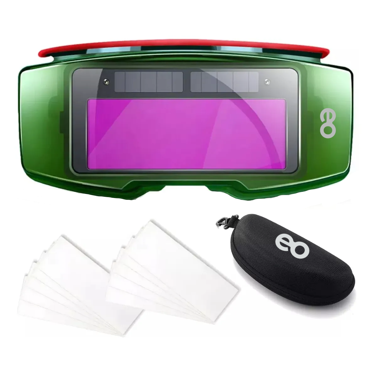 Foto 2 pulgar | Gafas De Seguridad Para Soldadura Con Oscurecimiento Automático Verde Oscuro Eo Safe Imports Esi-18661 Verde