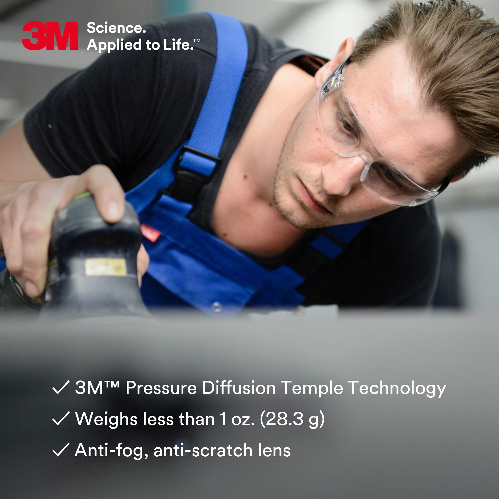 Foto 6 pulgar | Gafas De Seguridad 3m Securefit, Antivaho, Antiarañazos, Lentes Transparentes - Venta Internacional.