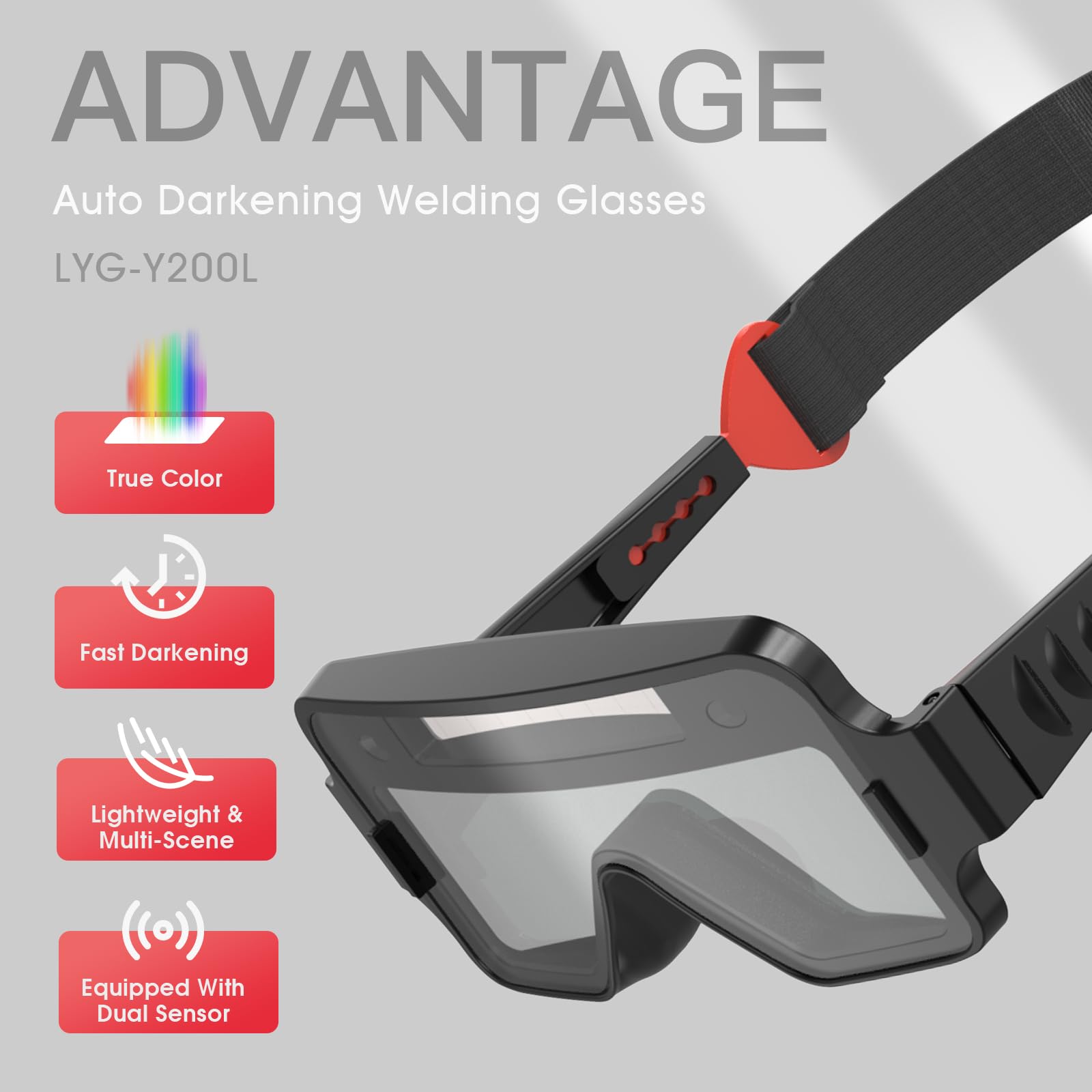 Foto 3 pulgar | Gafas De Soldadura Yeswelder True Color Solar Con Oscurecimiento Automático - Venta Internacional.