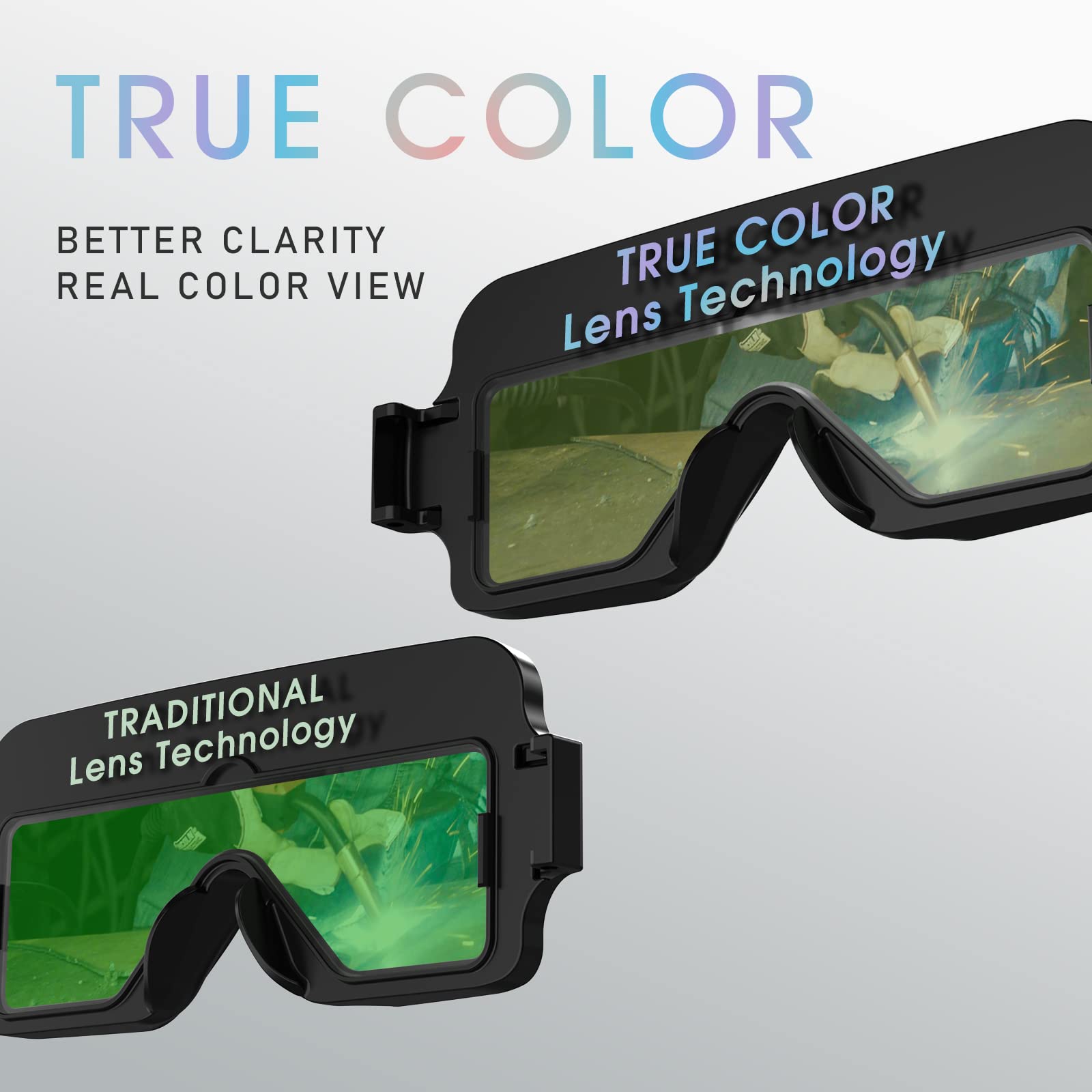 Foto 4 pulgar | Gafas De Soldadura Yeswelder True Color Solar Con Oscurecimiento Automático - Venta Internacional.