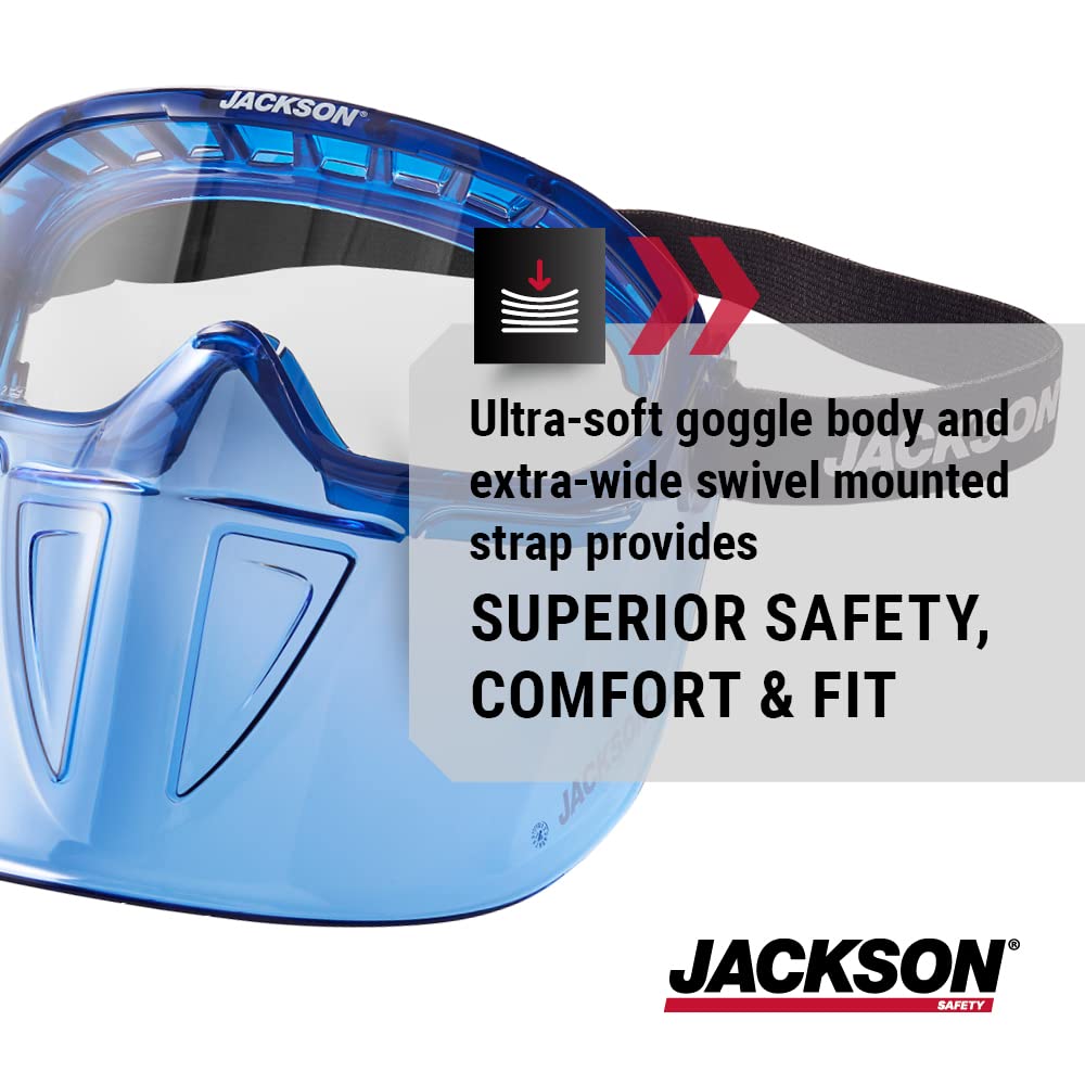 Foto 4 pulgar | Gafas De Seguridad Jackson Safety Gpl500 Premium Con Protector Facial - Venta Internacional.
