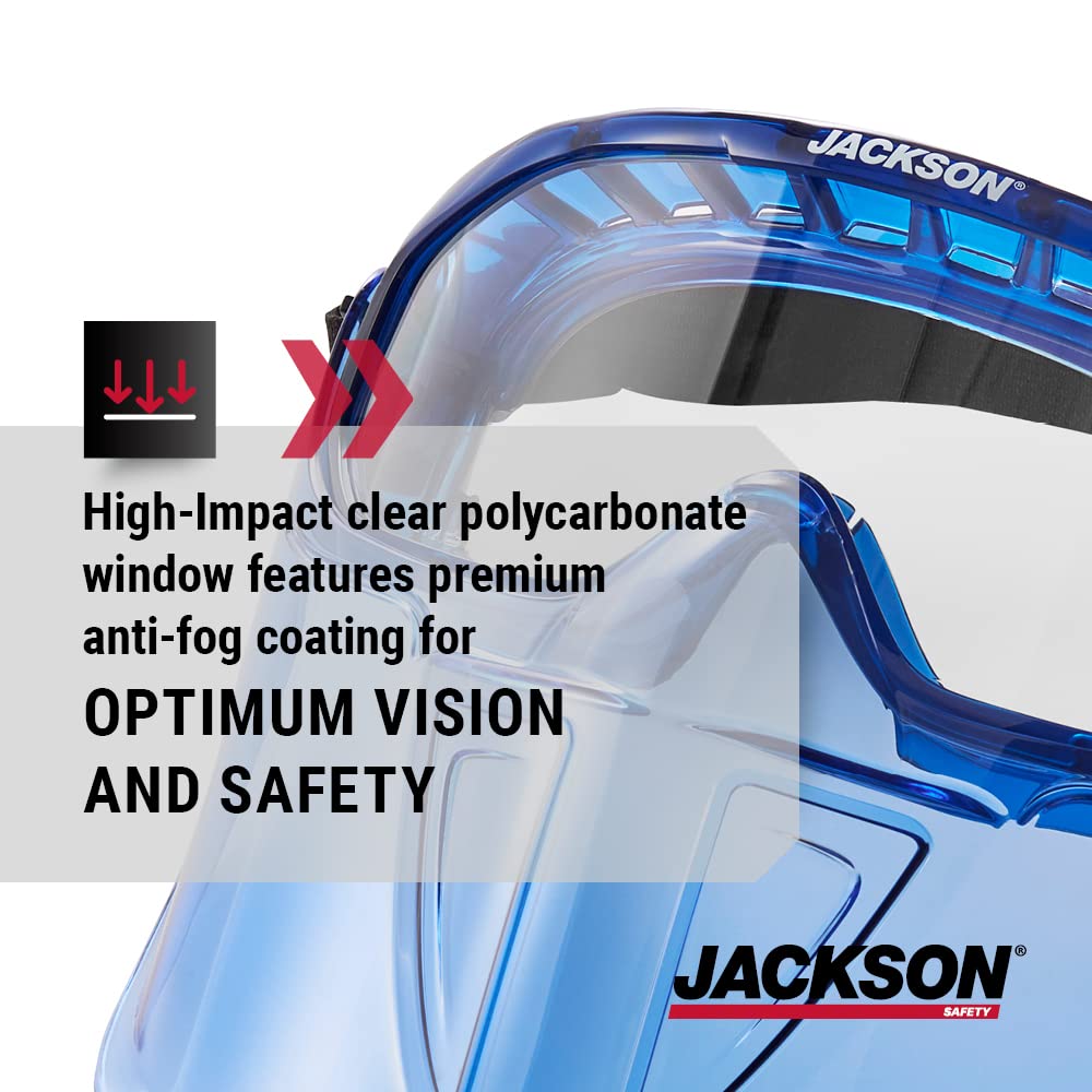 Foto 5 pulgar | Gafas De Seguridad Jackson Safety Gpl500 Premium Con Protector Facial - Venta Internacional.