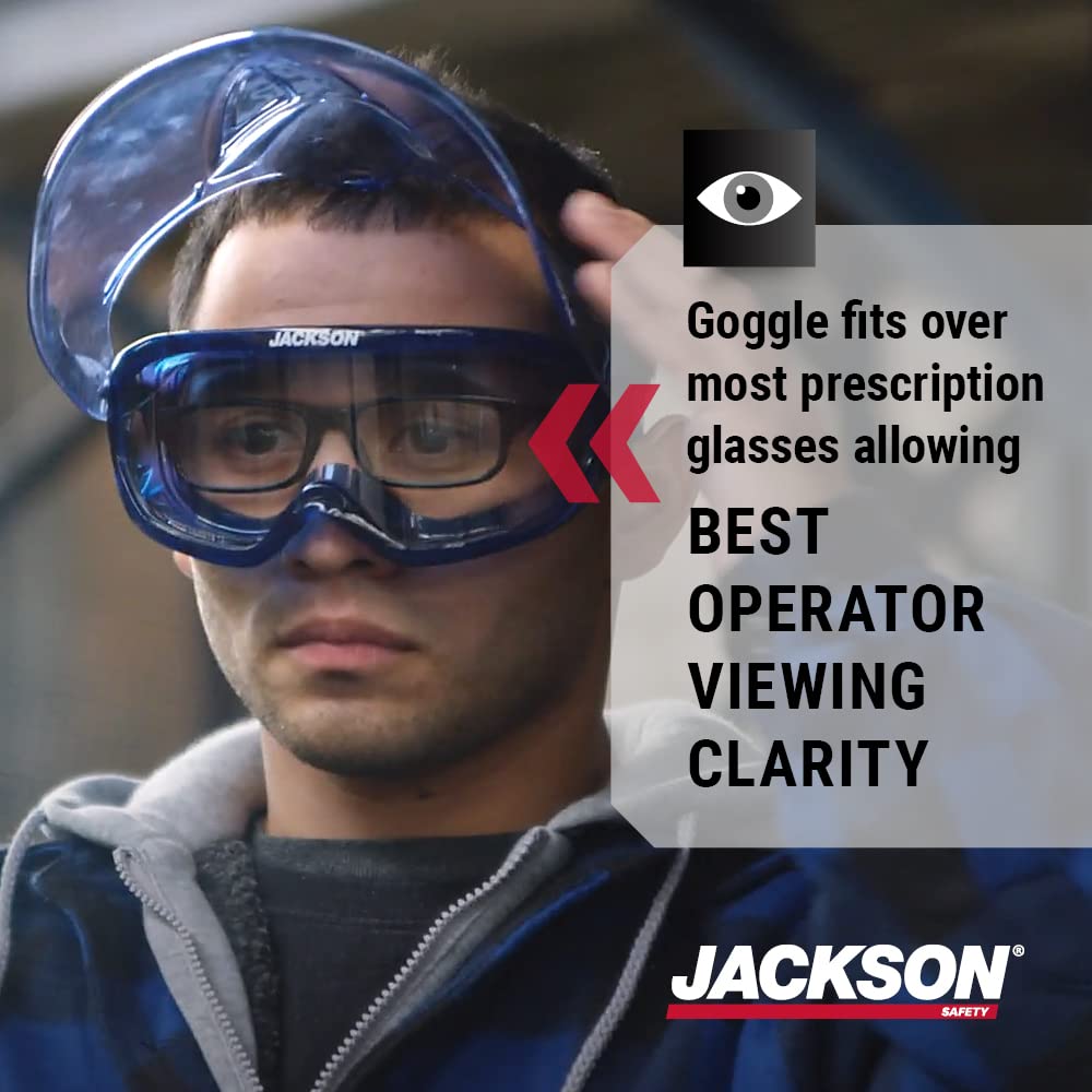 Foto 7 pulgar | Gafas De Seguridad Jackson Safety Gpl500 Premium Con Protector Facial - Venta Internacional.