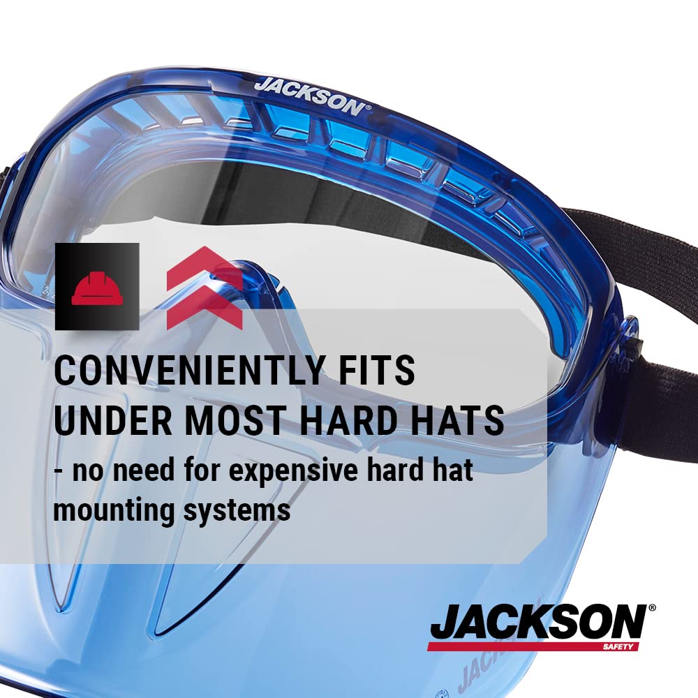 Foto 8 pulgar | Gafas De Seguridad Jackson Safety Gpl500 Premium Con Protector Facial - Venta Internacional.