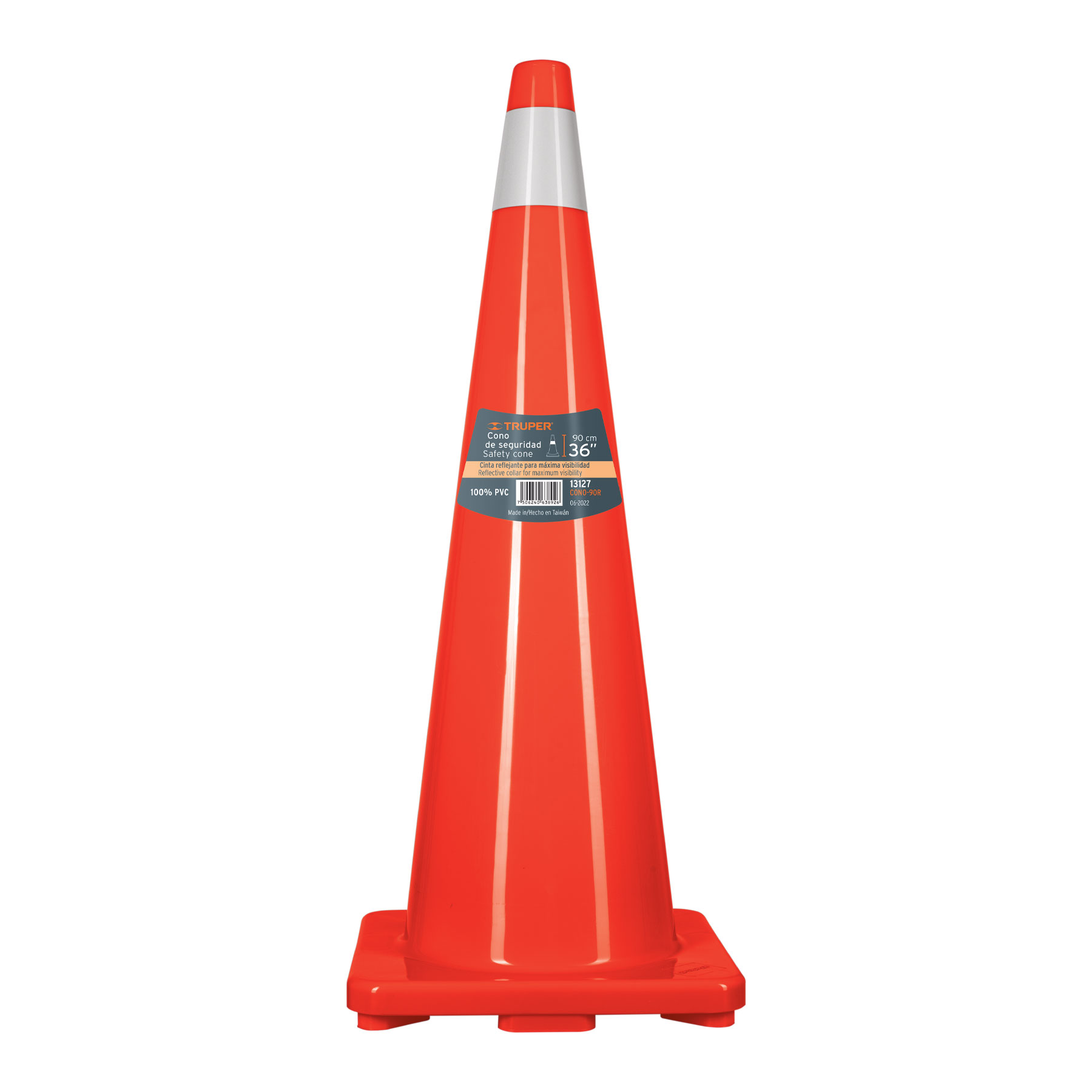 Foto 1 | Cono de Precaución Truper color Rojo