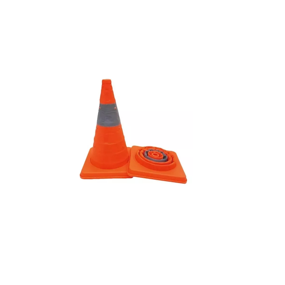 Foto 2 pulgar | Cono De Transito Seguridad Reflejante Vial Plegable 70 Cm Eo Safe Imports Esi-15075 Naranja