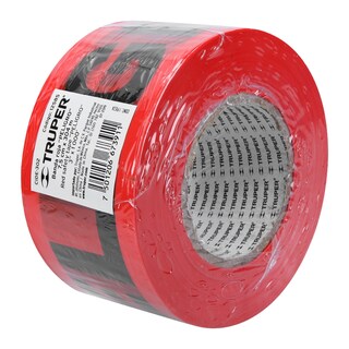 Foto 2 | Cinta de Seguridad Peligro 304.8 mts Truper 12585 color Rojo