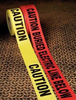Foto 2 | Cinta Adhesiva 3m Buried Barricade 303, Con El Texto «caution Buried Electric Line Below», 3 Pulgada - Venta Intern