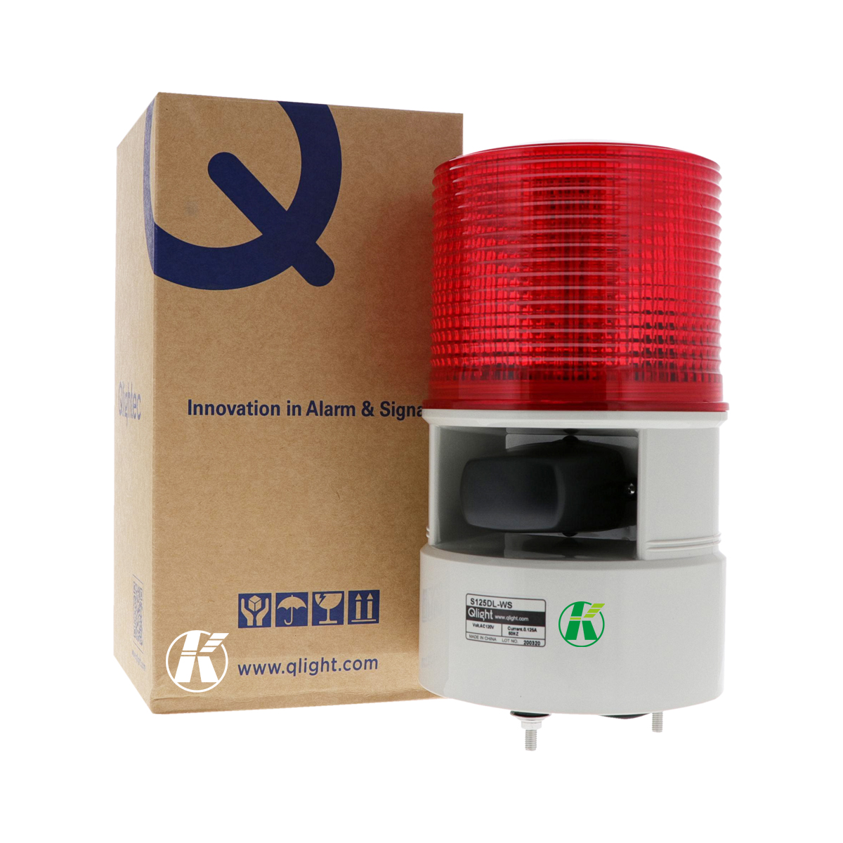 Foto 3 pulgar | Torreta Fija Intermitente Roja con Sonido 120v