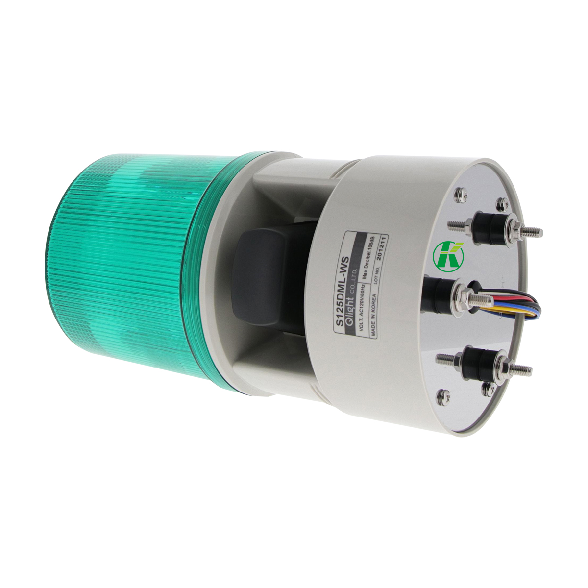 Foto 3 pulgar | Torreta Multifunción Qlight Led 120v Verde