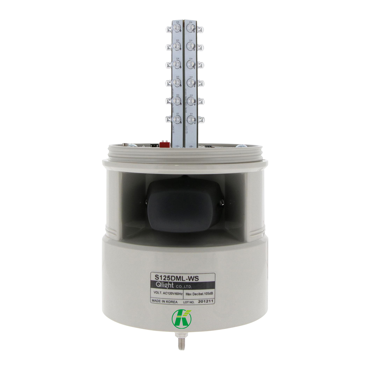 Foto 4 pulgar | Torreta Multifunción Qlight Led 120v Verde