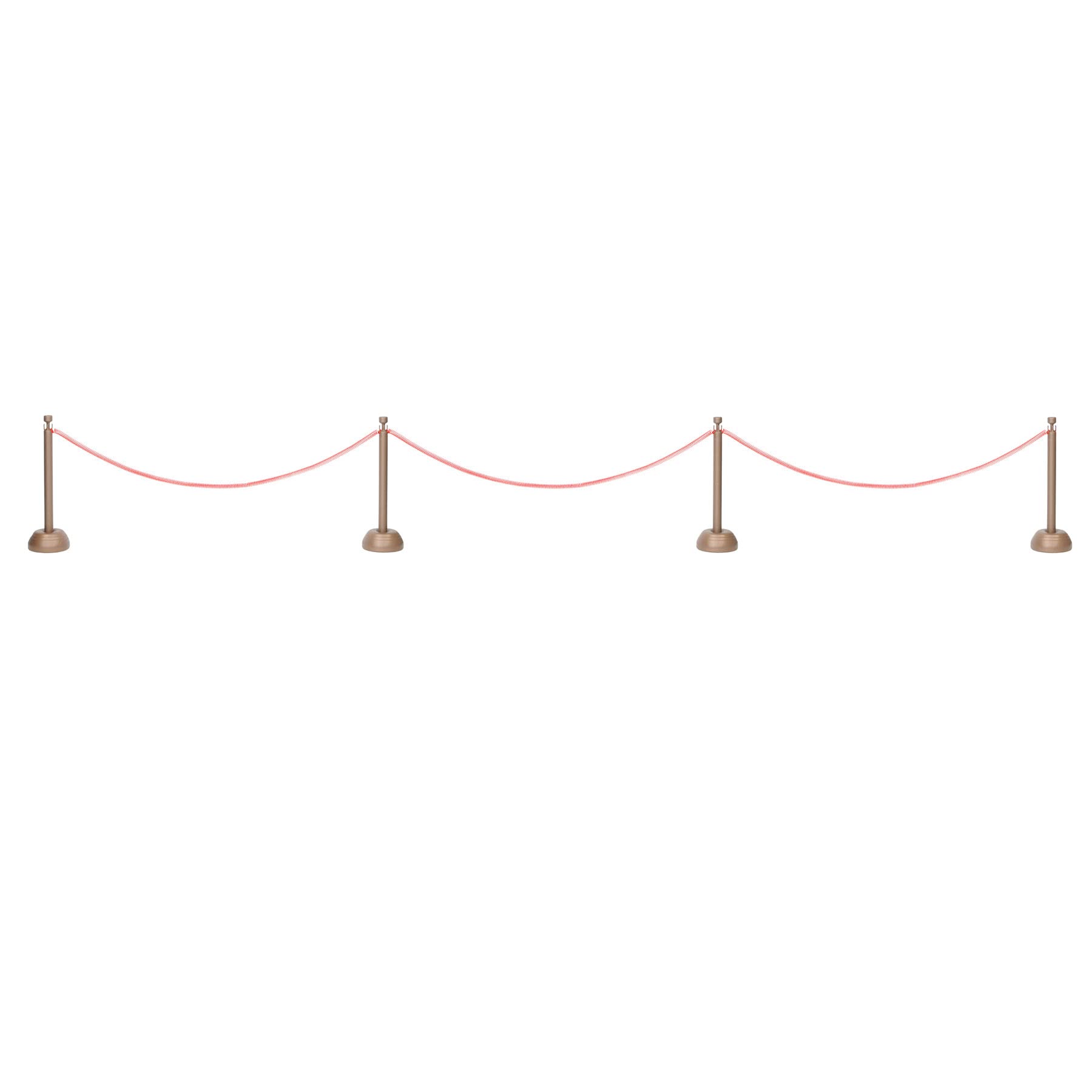 Foto 6 pulgar | Set Rope Stanchion Beistle Awards Night Vip Party, Rojo Y Bronce - Venta Internacional.