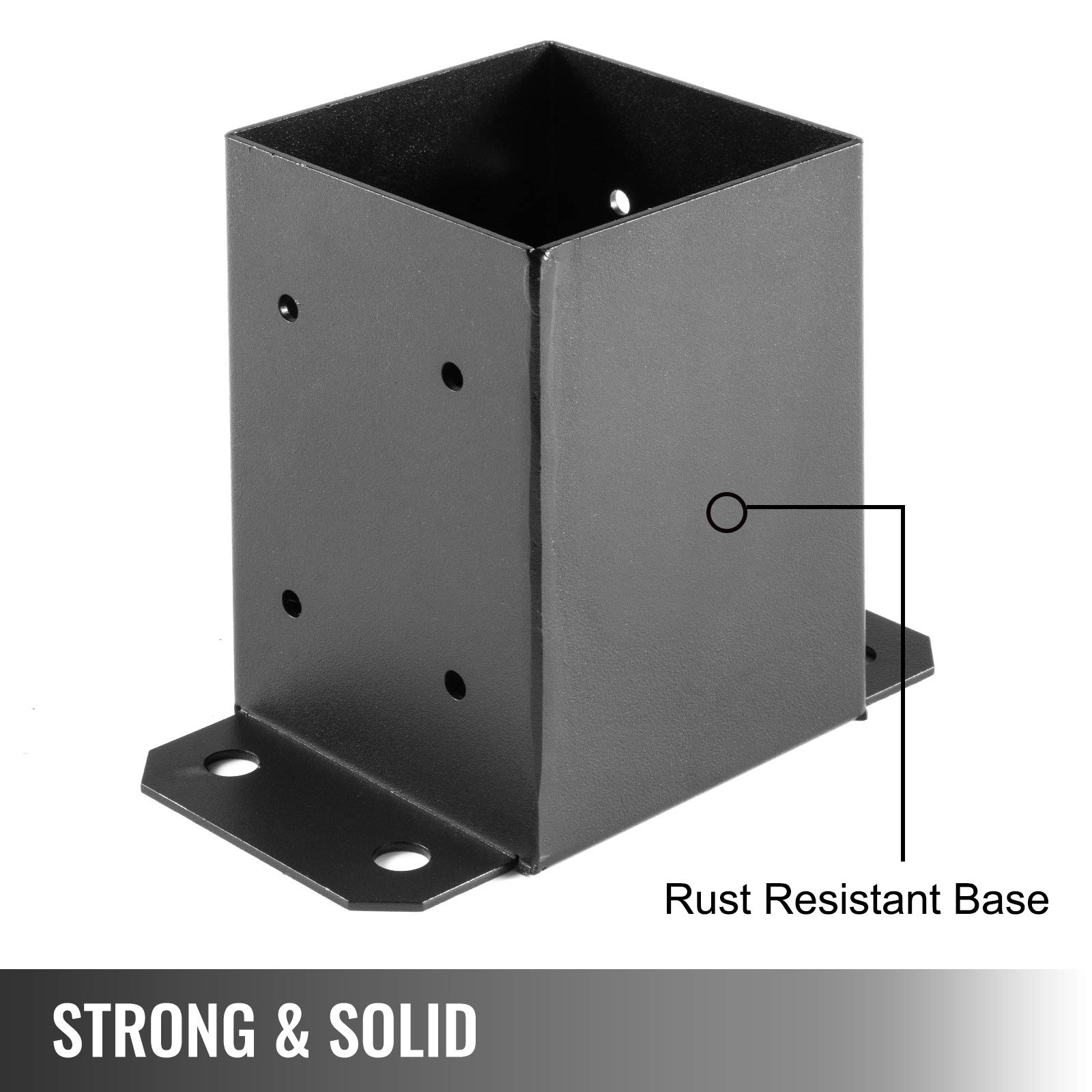 Foto 4 pulgar | Valla de Madera Post Base Vevor de 4 x 4"- Venta Internacional