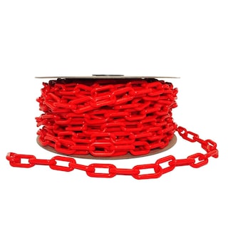 Foto 4 | Rollo de Cadena Plástica Maple Safe Roja 25 m